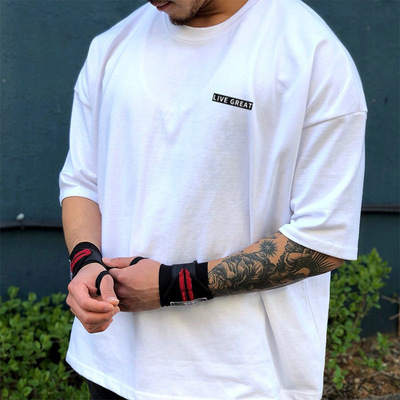 Training Tee Gym Jogging Tshirt Man Shirts Men Crossfit Tops