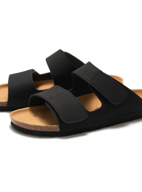 slippers slides flat shoes sandals cork clogs mules男士软