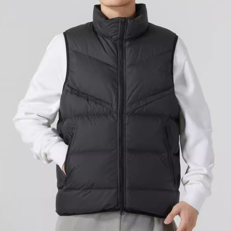 winter mens down waistcoat warm vest新款羽绒马甲男秋冬季立领