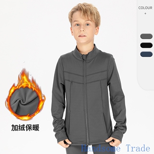 Wear Boy GYM Jackets Coats秋冬加绒儿童运动外套保暖上衣 Sport
