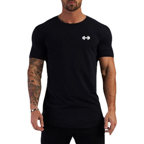 crossfit tshirt for men Gym健身衣短袖男夏季吸汗透气上衣圆领