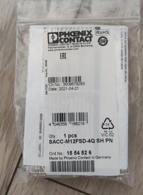 菲尼克斯 SACC-M12FSD-4QSHPN,155452