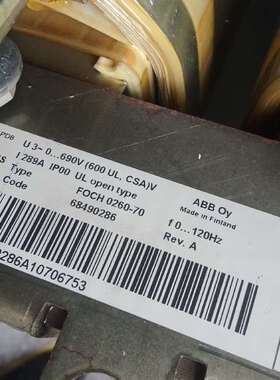 abb电抗器FOCH0260-70-议价