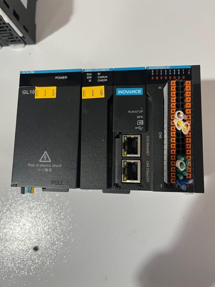 汇川可编程控制器CPU主机AM401-CPU-1608T