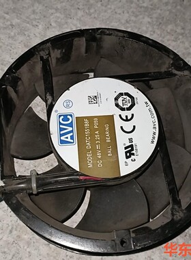 48V直流风机DATC1551B8F，汇川变频器用