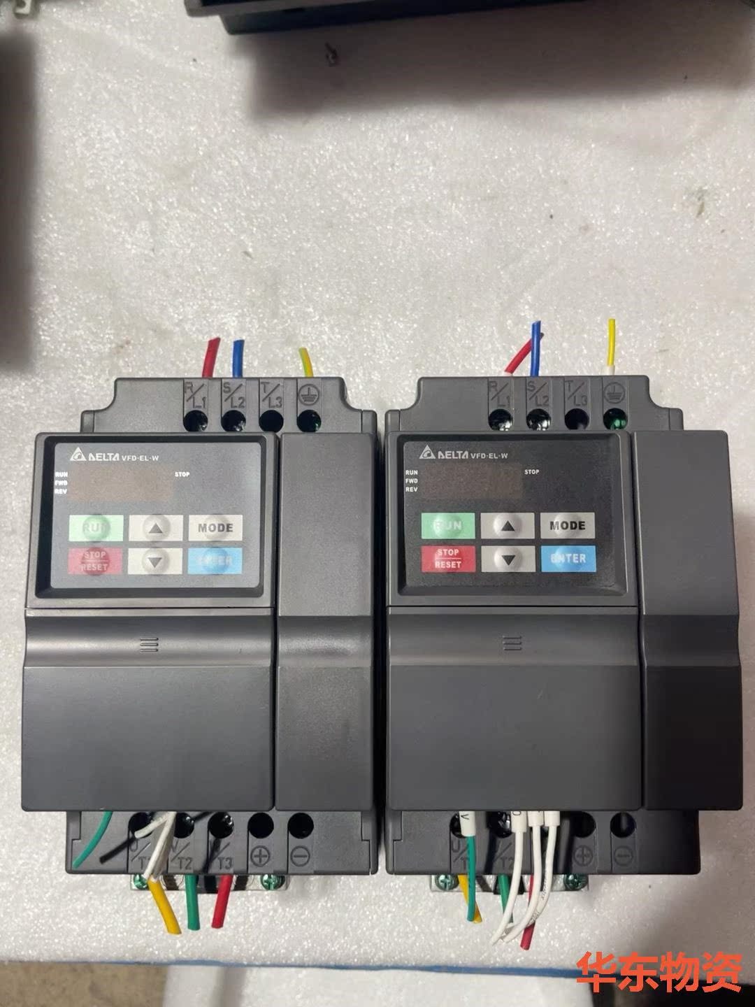 台达变频器VFD015EL21W两台1.5千瓦220V 准新