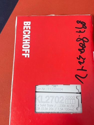 BECKHOFF倍福模块型号KL2702议价出盒子上-议价