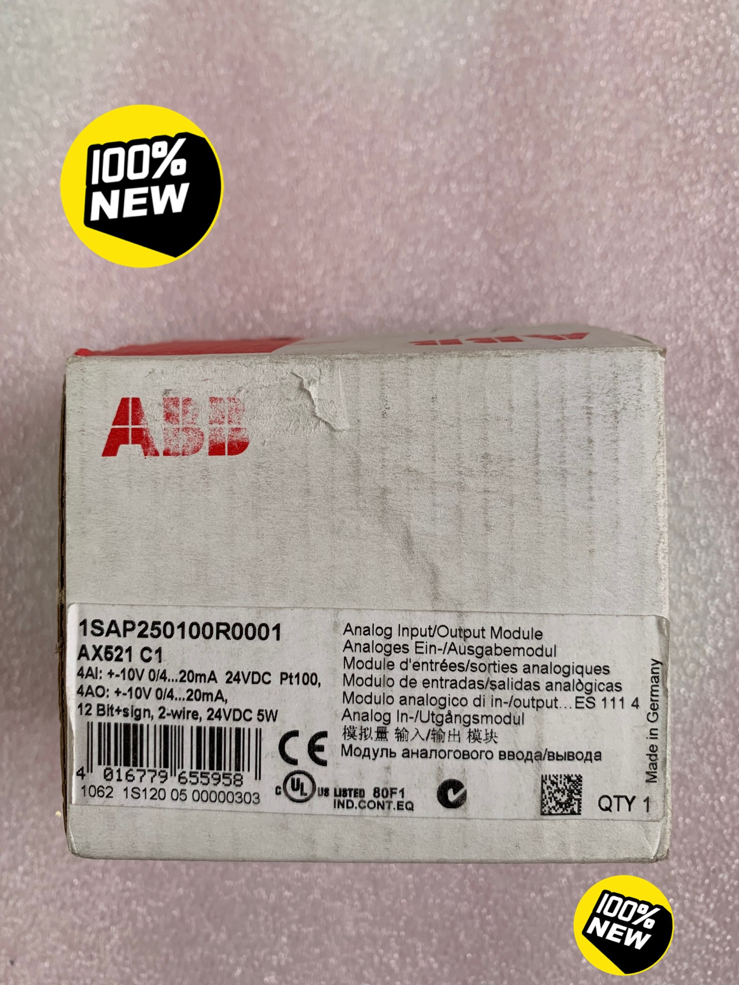 ABB AX521 C1   模拟量I/O模块-议价