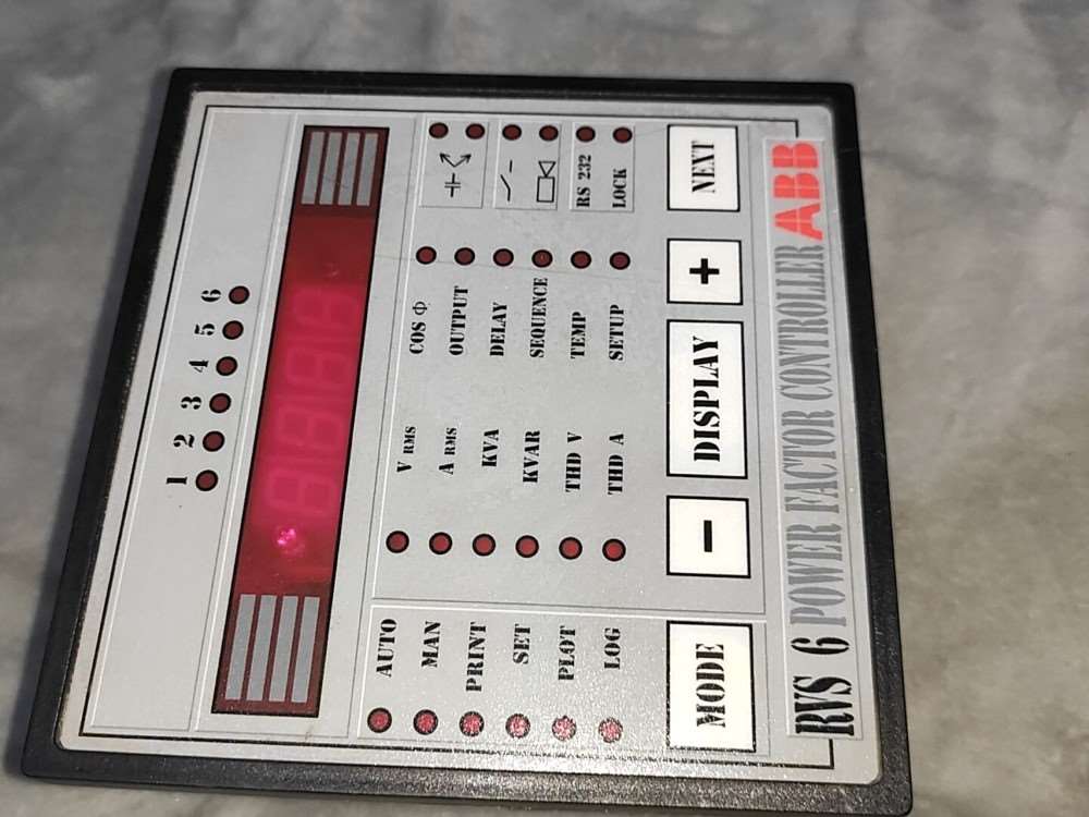 ABB RVS6 POWER FACTOR CONTROLL-议价