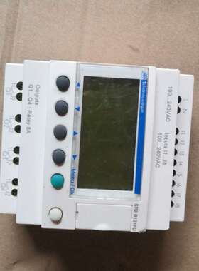 施耐德逻辑控制器SR2 B121FU拆机实物如图所示-议价