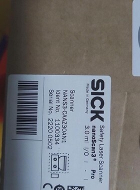 SICK nanoscan3激光雷达,一口价出-议价