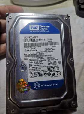 西部数据WD5000AAKX500G硬盘实物拍摄的-议价