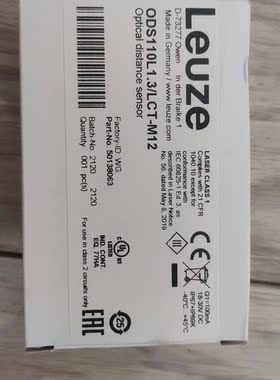 劳易测 ODS110L1.3/LCT-M12 - 光学测距传