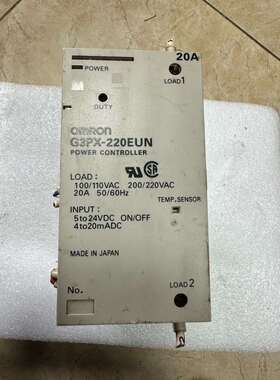 欧姆龙G3PX-220EUN固态调整器20A实图功-议价