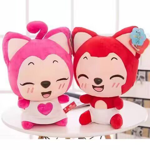 可爱阿狸公仔桃子毛绒玩具睡觉抱枕娃娃女孩床上大号生日礼物情侣