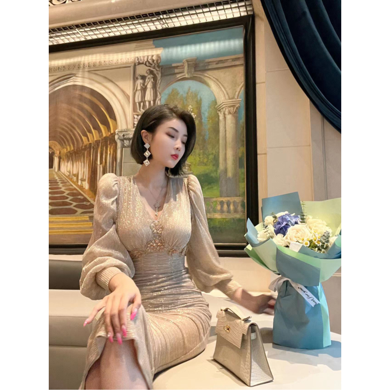 银针小众设计轻奢高级水晶耳坠女