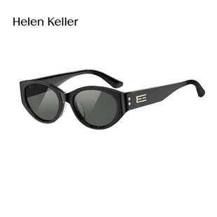 海伦凯勒新款男女太阳眼镜时尚小框猫眼墨镜防紫外线开车镜H2805