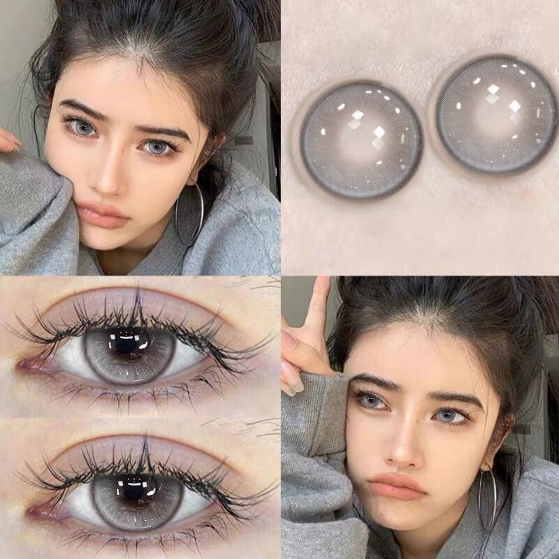 Utour日抛型美瞳大直径混血感灰30片装大小直径隐形眼镜官方正品