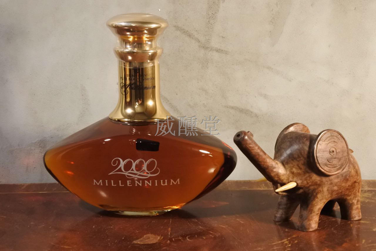 日本威士忌三得利Suntory2000年千禧年生日礼物收藏酒山崎竹鹤响