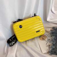 A trendy and stylish street style with a combination box, coin purse, suitcase, bag, small crossbody, single-shoulder shoulder, and a unique Korean mini look thumbnail 8
