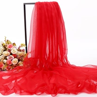 (1 метр 95*1 метра 2) Ледяной шелк красный