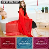 Демисезонная универсальная длинная большая тонкая накидка, модный шарф, 3м, осенняя, в западном стиле