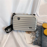 A trendy and stylish street style with a combination box, coin purse, suitcase, bag, small crossbody, single-shoulder shoulder, and a unique Korean mini look thumbnail 2