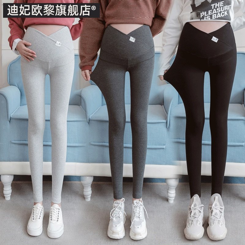 2019秋冬不加绒时尚孕妇打底裤女洋气孕妇裤子孕妈潮装潮辣妈个性