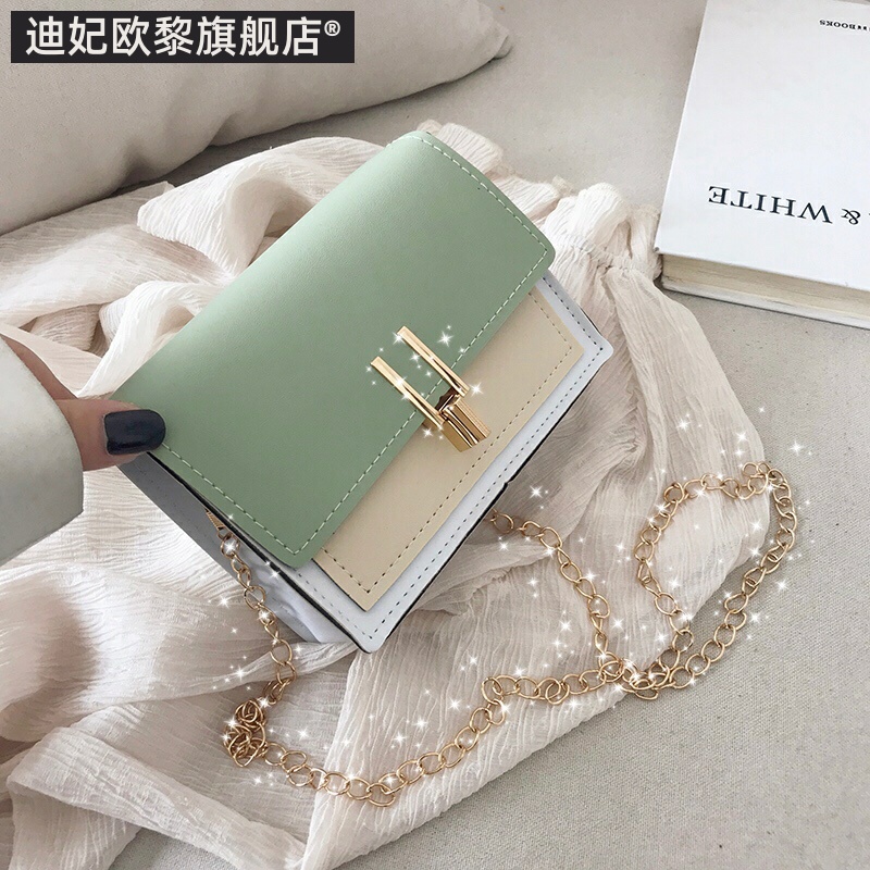 夏季小挎包包女包2019新款潮流行韩版百搭单肩斜挎时尚链条小方包