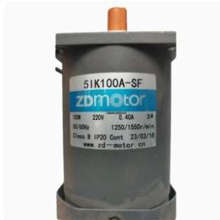 ZD MOTOR电机马达5IK100A-SF 100W 220V 5GU-60电动机 调速器