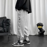 K197P50短句风春夏时尚宽松休闲裤阔腿束脚哈伦裤长裤，男装休闲裤，电商A050