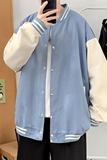 J1901P49室内港风休闲宽松情侣棒球服棒球领夹克百搭潮流春装，男装夹克，电商A050