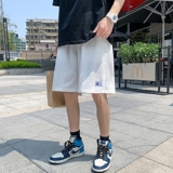 K201P25外景夏装薄款宽松百搭潮流蝴蝶印花学生五分裤糖果情侣，男装休闲裤，电商A050