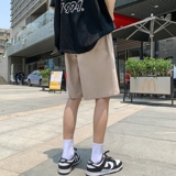 K203P25外景港风夏装短裤沙滩裤五分裤卡通狗印花休闲宽松百搭，男装休闲裤，电商A050