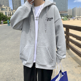 Y8882P46港风外景学生情侣春装外套字母印花连帽开衫卫衣港风，男装卫衣，电商A050
