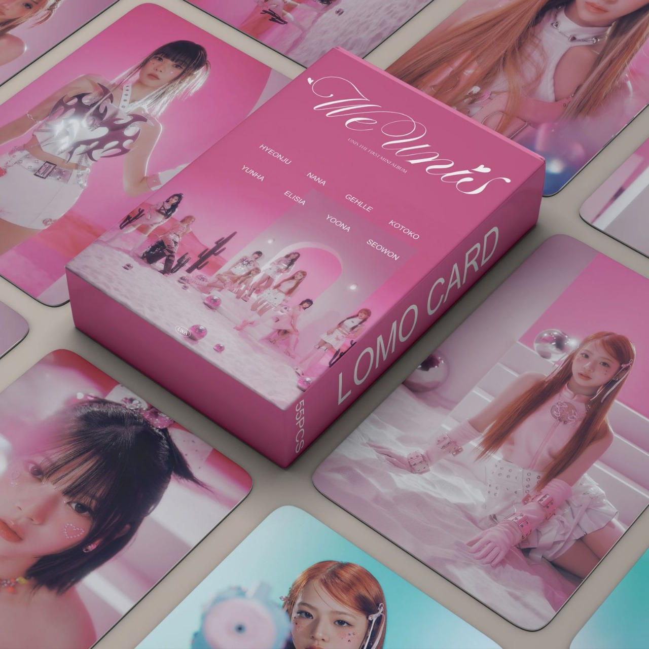 韩娱女团UNIS小卡KOTOKO陈贤珠NANA吴允儿ELISIA林书媛GEHLEE周边