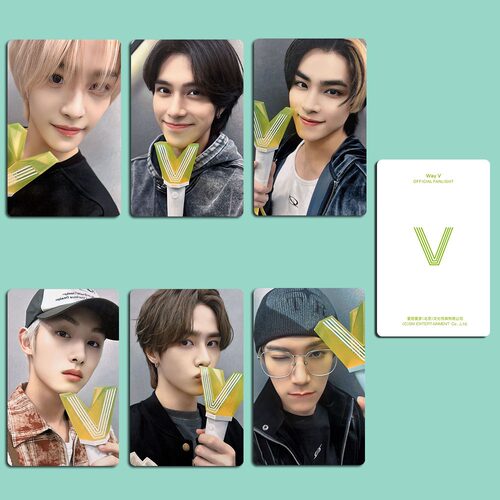 韩娱WayV威神V小卡黄冠亨HENDERY周边应援灯葱棒卡lightstick