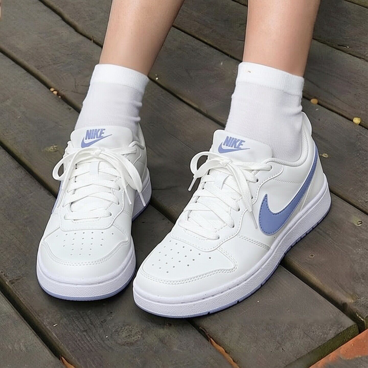 NIKE耐克鞋子夏季正品低帮板鞋女子小白鞋皮面运动鞋简约休闲鞋潮