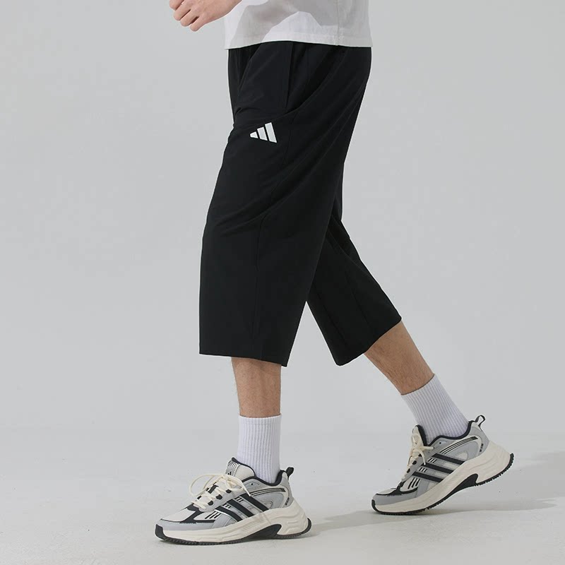 正品Adidas男中长裤休闲