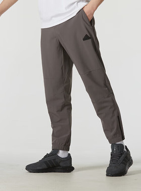 阿迪达斯男裤子24夏季新款城野共生运动裤男士梭织速干长裤IT3984