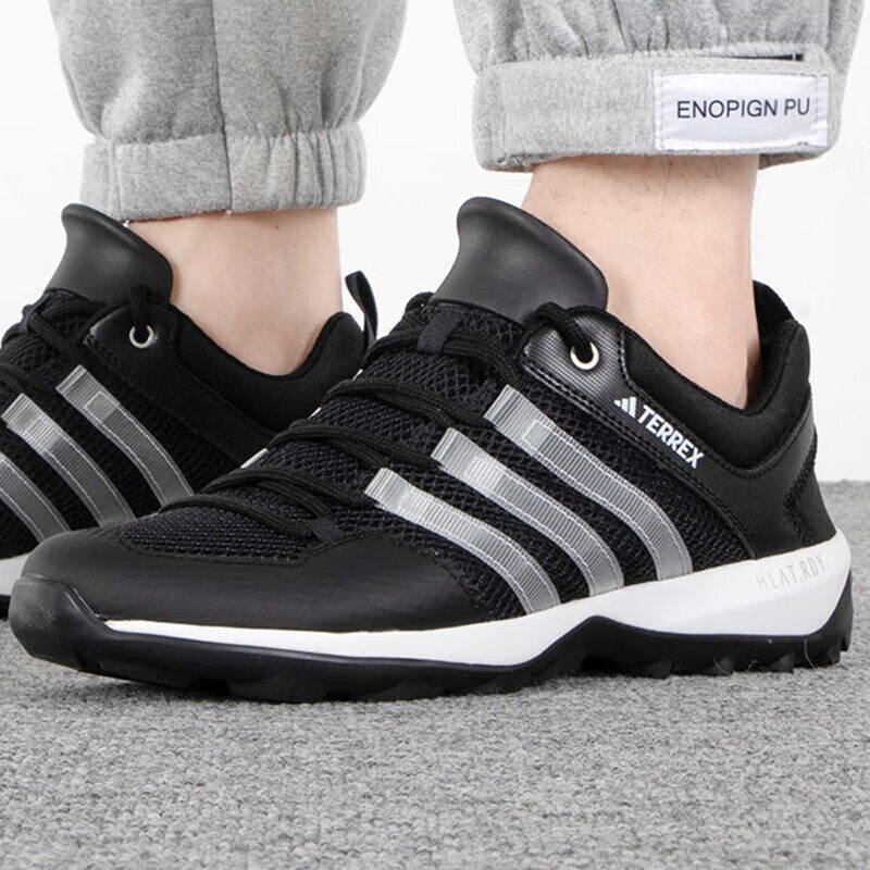 Adidas溯溪鞋男阿迪达斯户外运动鞋涉水鞋透气网面鞋防滑运动鞋