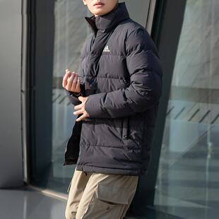 阿迪达斯羽绒服男款加厚正品冬季新款鸭绒保暖防风立领羽绒外套