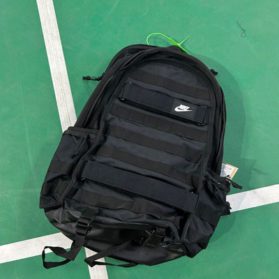 耐克登山包双肩包男女篮球训练运动包大容量背包黑色休闲包FD7544