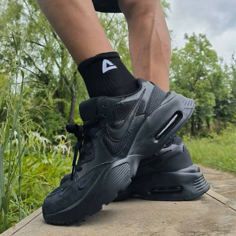 Nike耐克鞋子正品黑武士跑步鞋新款男鞋厚底运动鞋AIRMAX气垫网鞋
