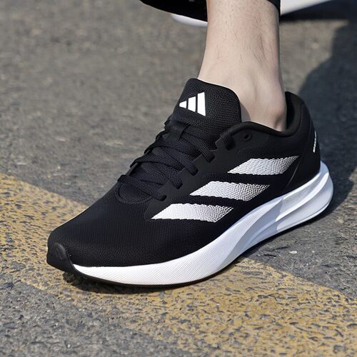 Adidas男鞋夏季新款休闲耐磨网面透气Duramo缓震跑步鞋男ID2704