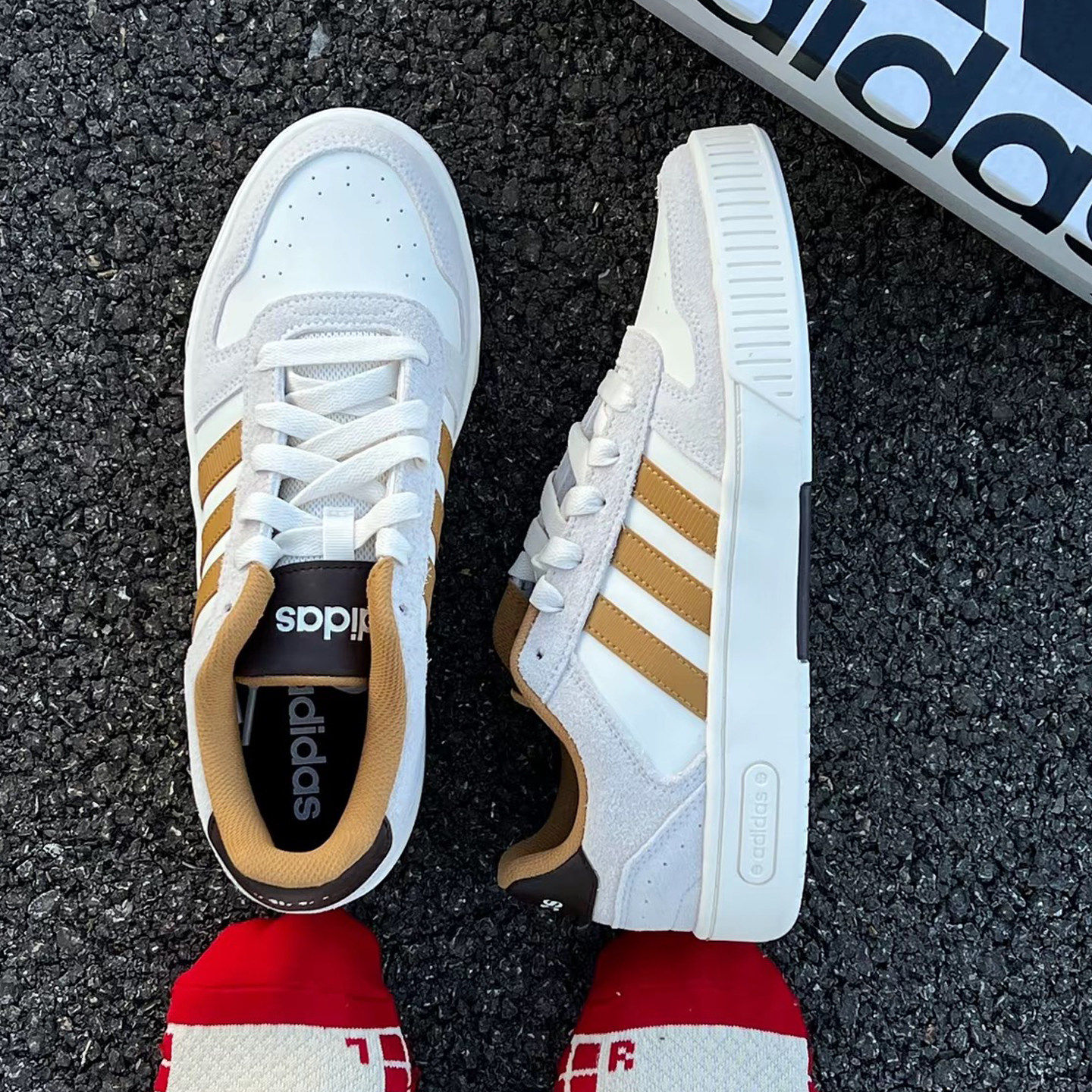 adidas阿迪达斯正品男鞋女鞋新款低帮小白鞋篮球休闲小锯齿板鞋男
