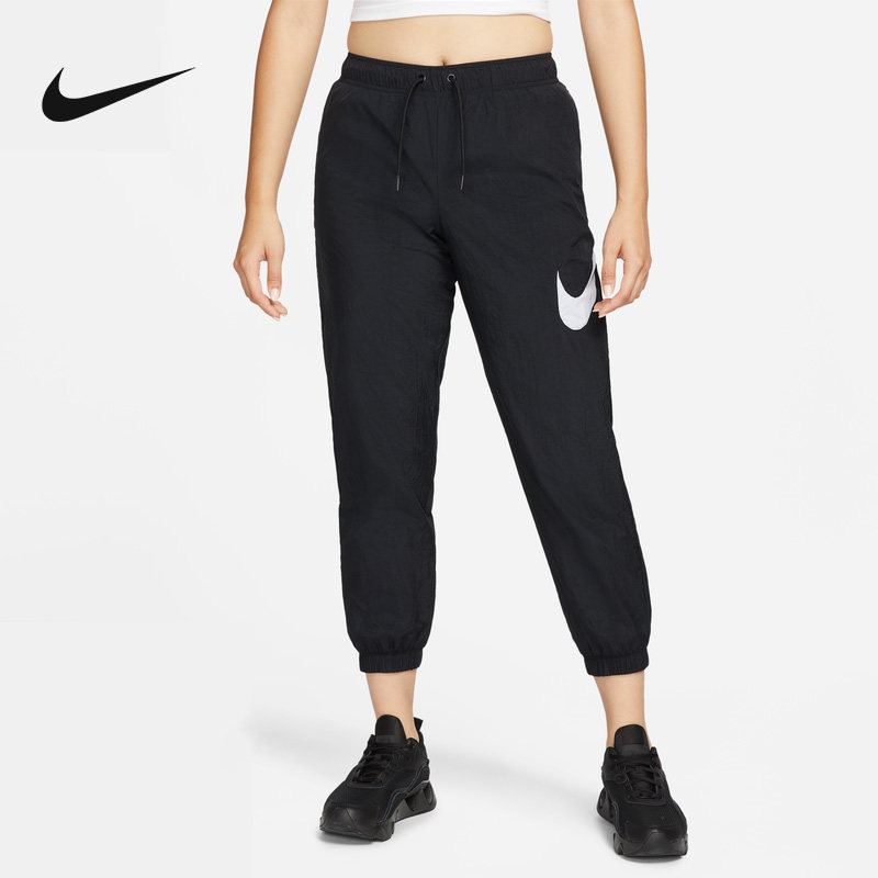Nike耐克女裤正品夏季正品运动裤透气休闲裤梭织长裤DM6184-010