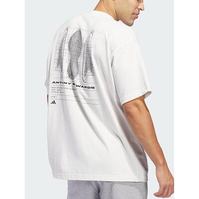 Adidas/阿迪达斯正品夏季新款男士印花针织圆领短袖T恤JY3973