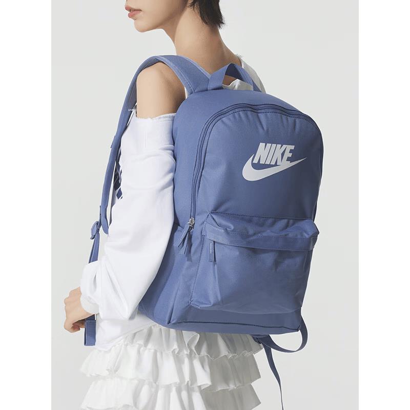 Nike耐克2026年正品男女通用蓝色双肩包休闲大容量防水日常背包