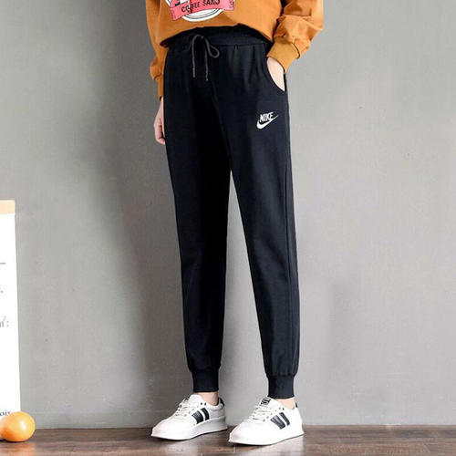 NIke耐克女裤正品秋季正品休闲保暖厚款运动裤针织卫裤长裤BV4096